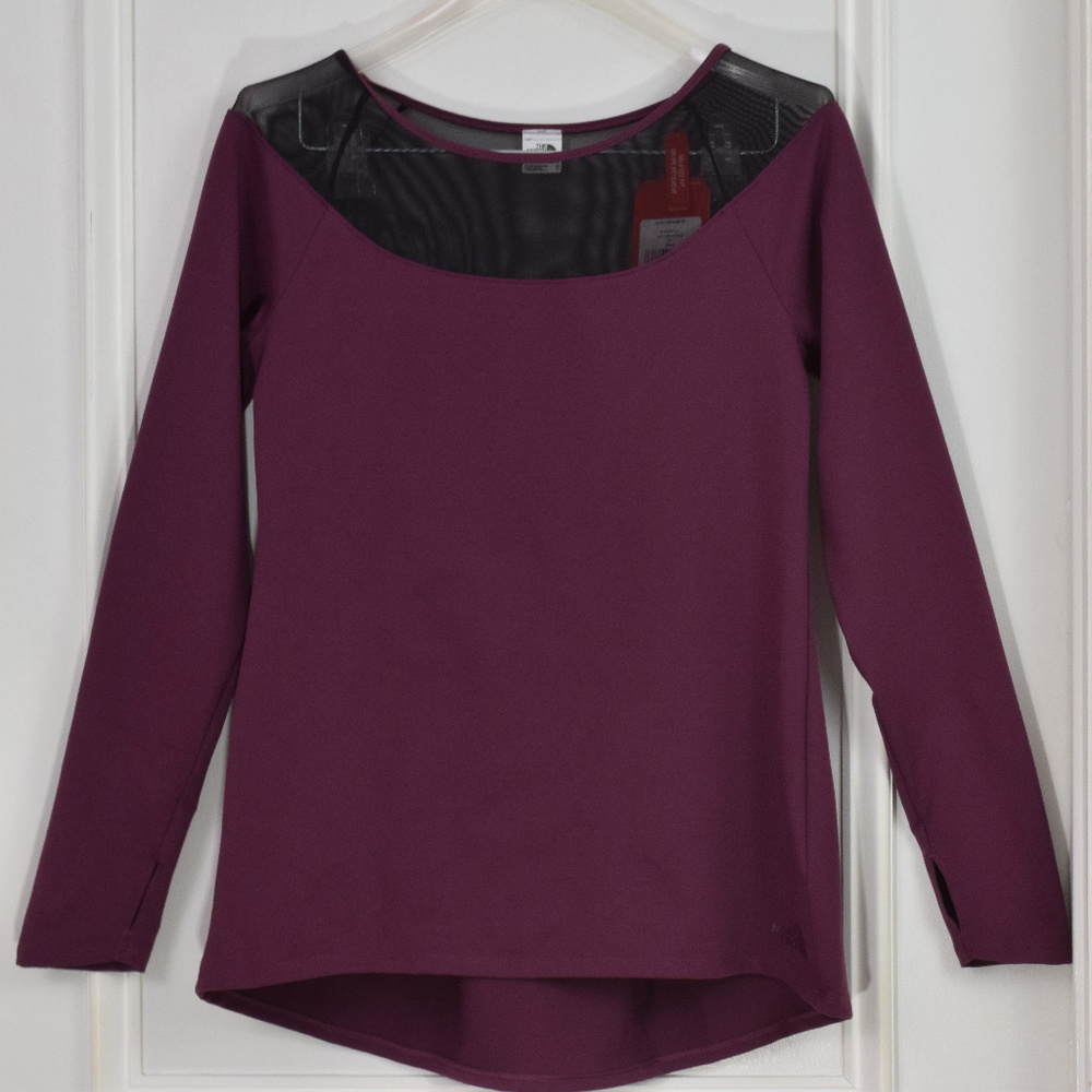 North Face Vision Pullover Long Sleeve Top Women XS New Athleisure Active Gym
